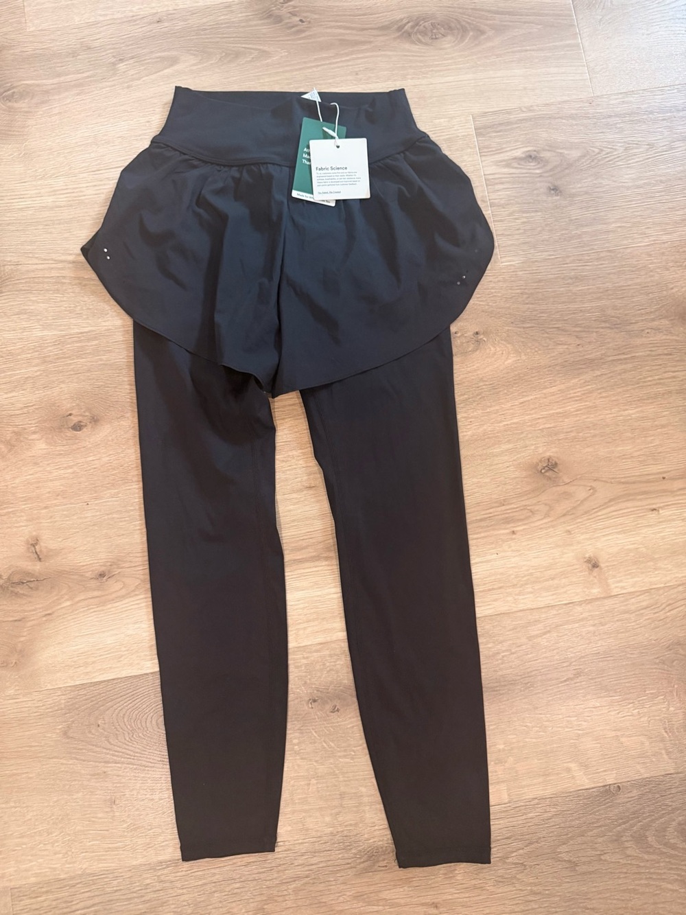 HALARA Black Skirted Leggings